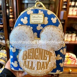Disney Parks x Loungefly Disneyland Beignet All Day Backpack - SCENTED!